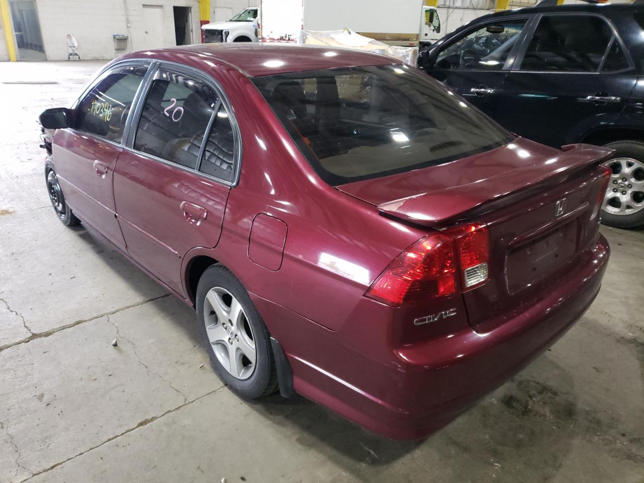 Photo 3 from auction – 2004 HONDA CIVIC with VIN 2HGES26764H592894