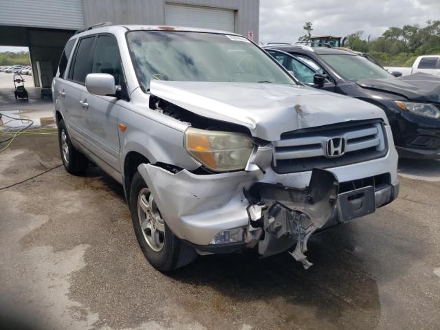 HONDA PILOT EX 2006 with VIN 5FNYF284X6B016043 - Photo from auction