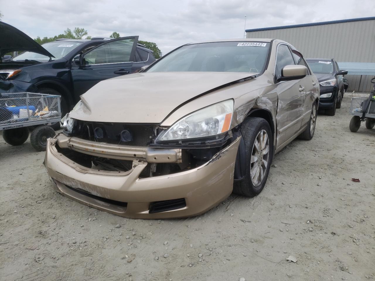 Photo 2 from auction – 2007 HONDA ACCORD EX with VIN 1HGCM66557A032004