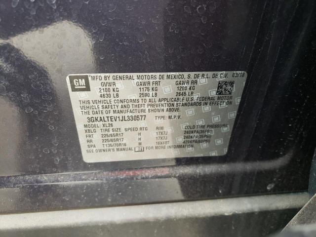 Photo 10 from auction – 2018 GMC TERRAIN SL with VIN 3GKALTEV1JL330577