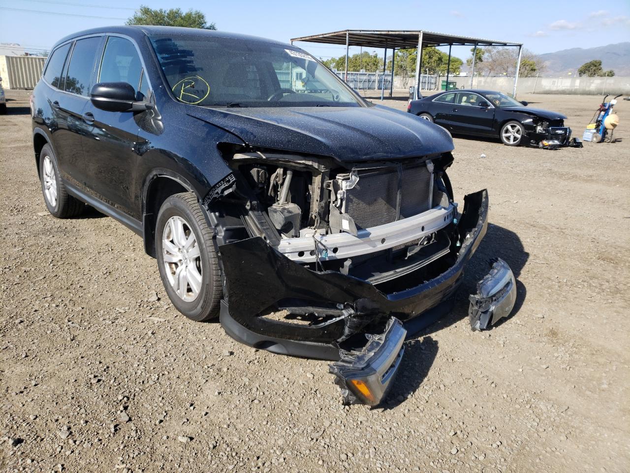 Photo 1 from auction – 2016 HONDA PILOT LX with VIN 5FNYF6H10GB078470
