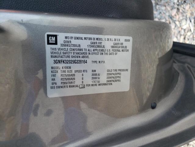 Photo 10 from auction – 2009 CHEVROLET AVALANCHE with VIN 3GNFK32029G228164