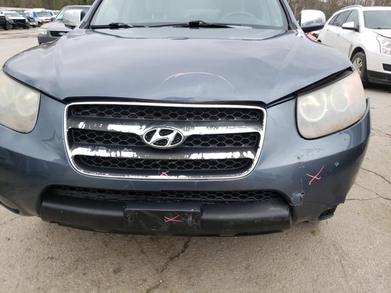 Photo 9 from auction – 2007 HYUNDAI SANTA FE G with VIN 5NMSG13D27H121390