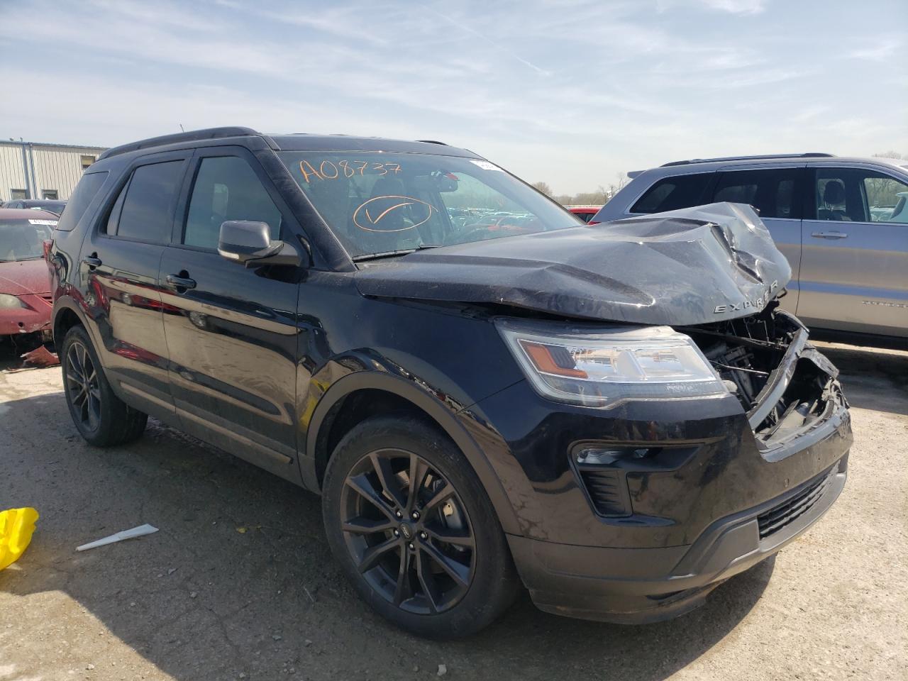 FORD EXPLORER X 2019 with VIN 1FM5K7D83KGA08737 - Photo from auction