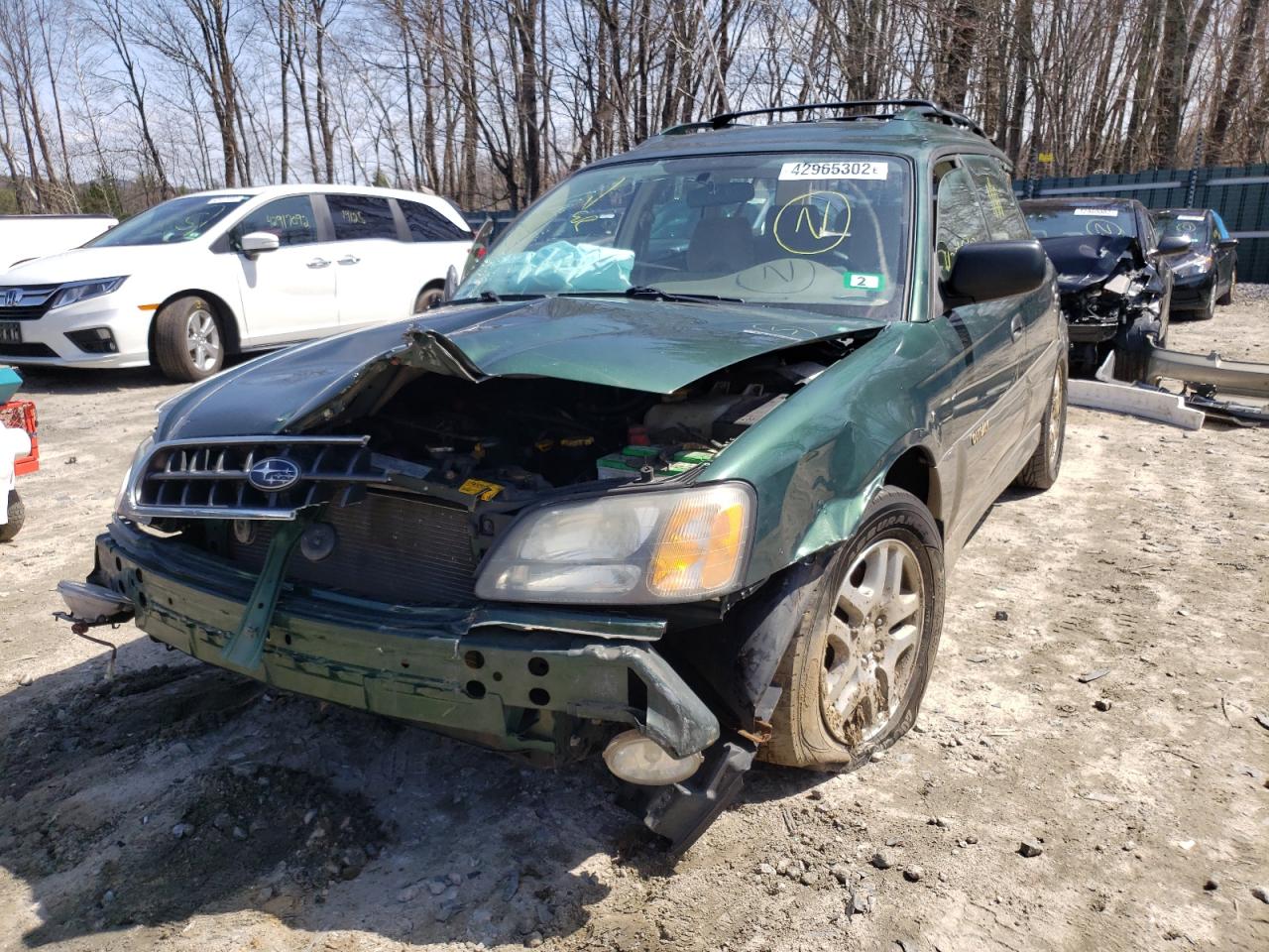 Photo 2 from auction – 2003 SUBARU LEGACY OUT with VIN 4S3BH675837635954