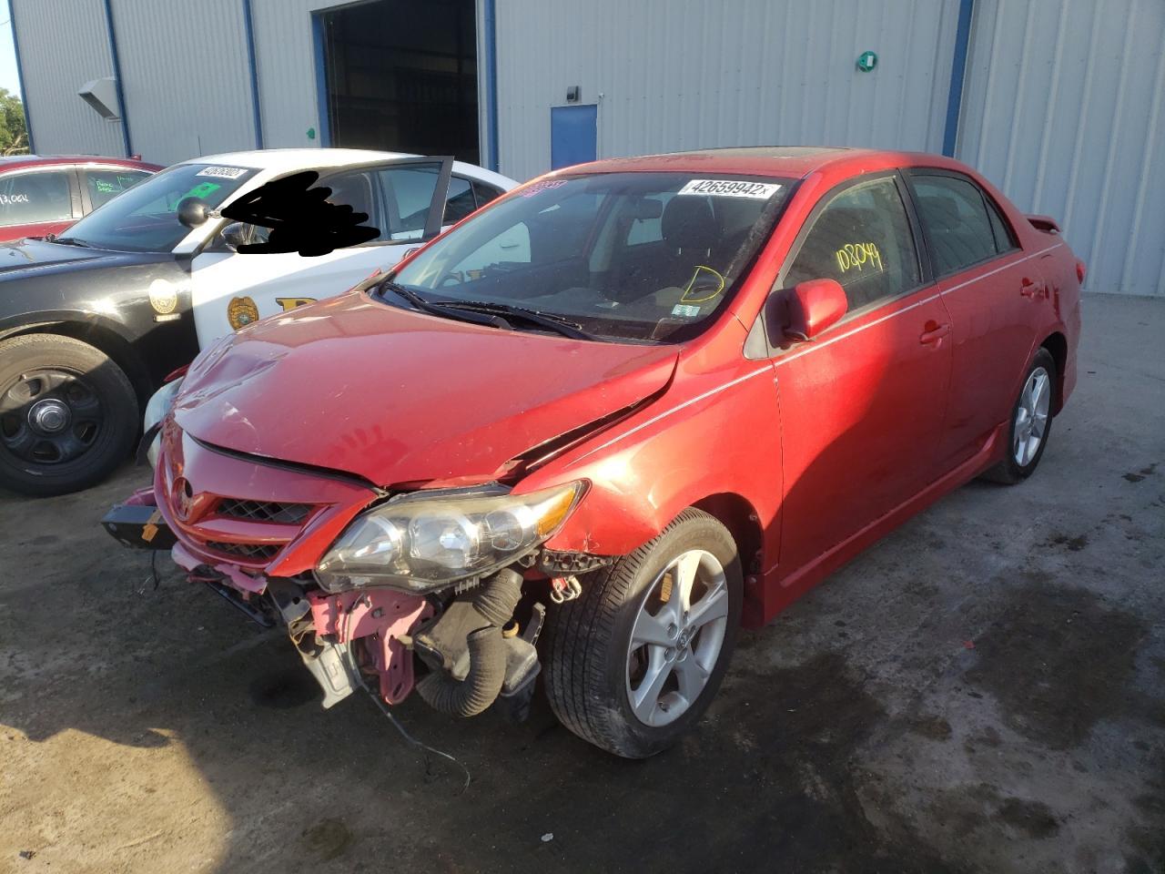 Photo 2 from auction – 2012 TOYOTA COROLLA with VIN 5YFBU4EE3CP042391