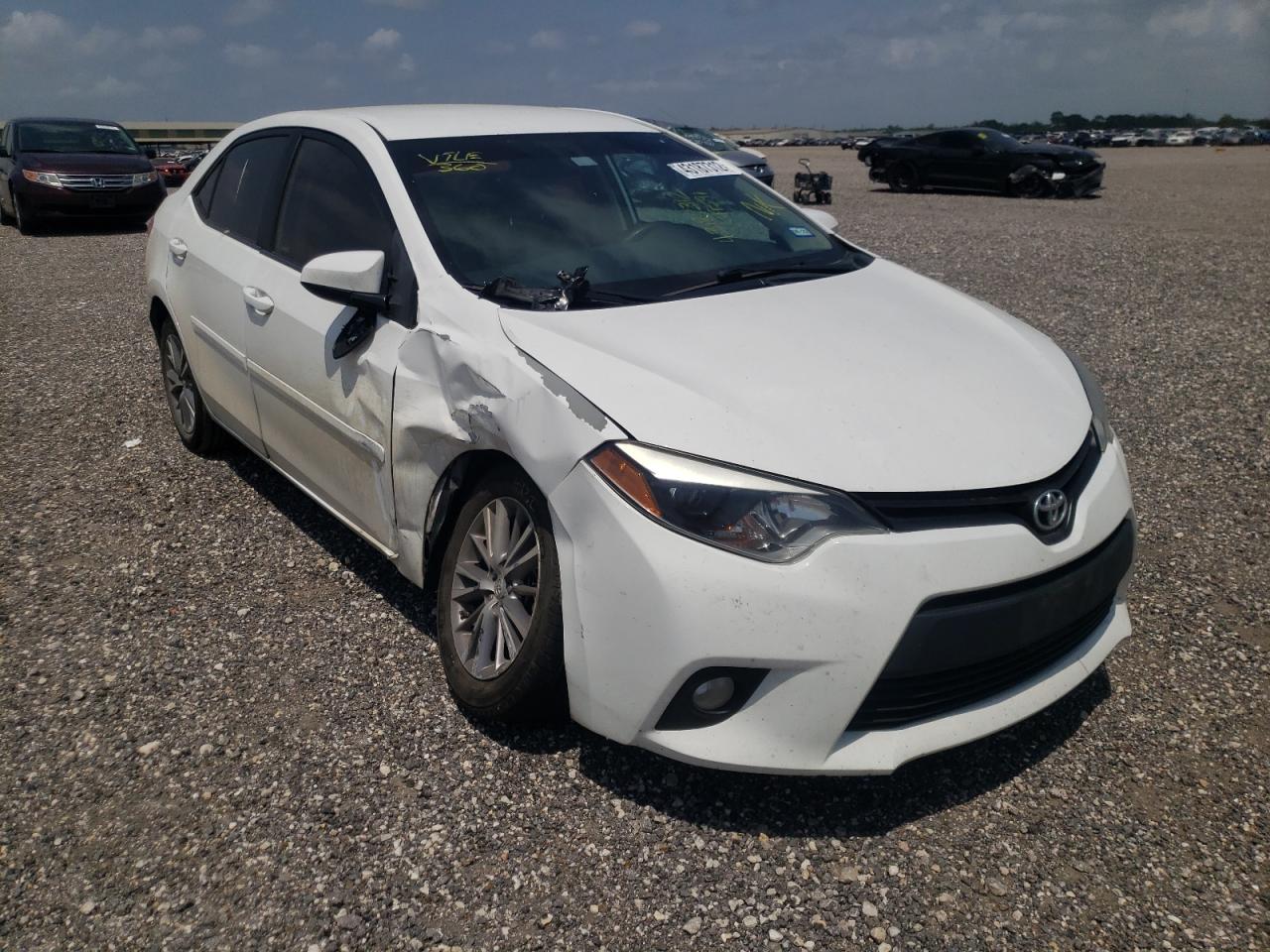 TOYOTA COROLLA L 2014 with VIN 5YFBURHE4EP149591 - Photo from auction