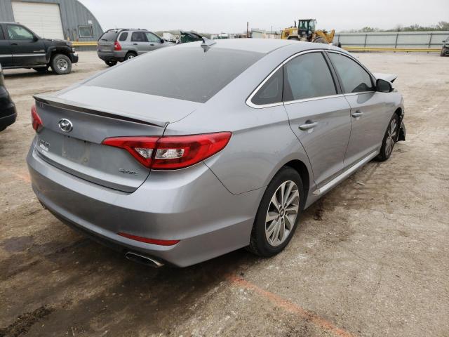 Photo 4 from auction – 2017 HYUNDAI SONATA SPO with VIN 5NPE34AF3HH462011