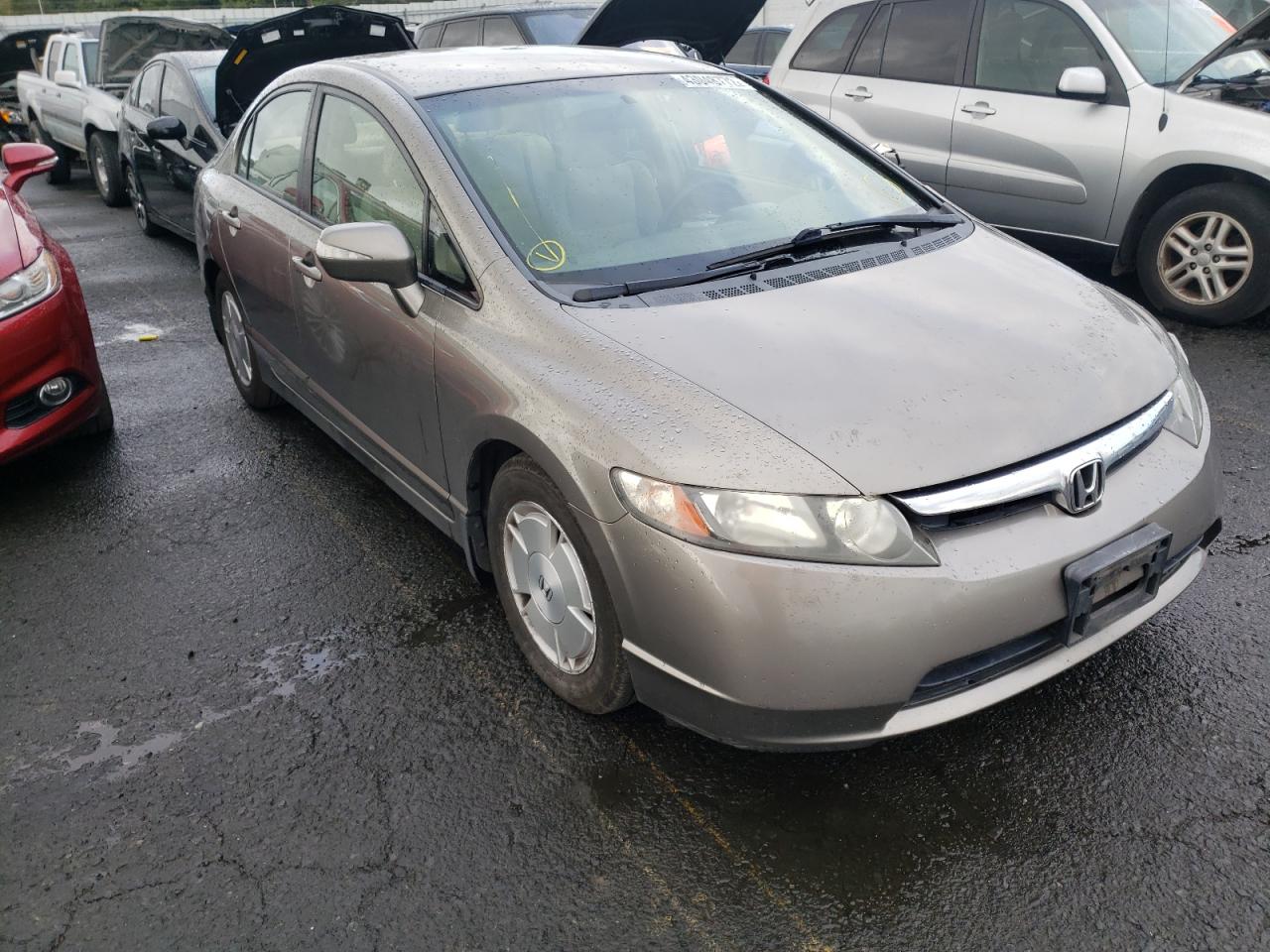 Photo 1 from auction – 2007 HONDA CIVIC HYBR with VIN JHMFA36277S026187