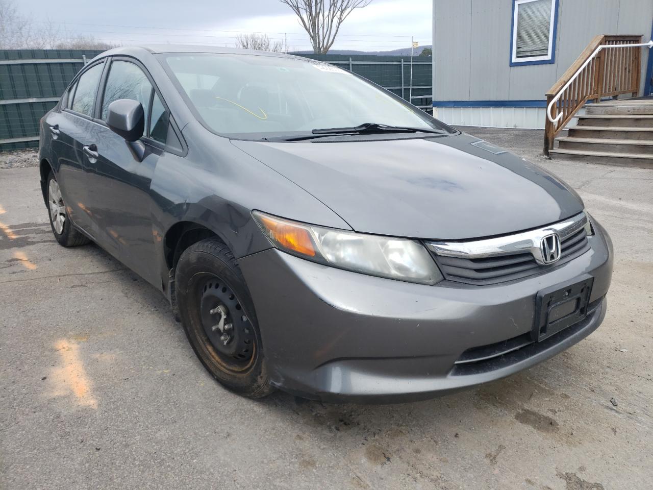 HONDA CIVIC LX 2012 with VIN 2HGFB2F57CH303314 - Photo from auction