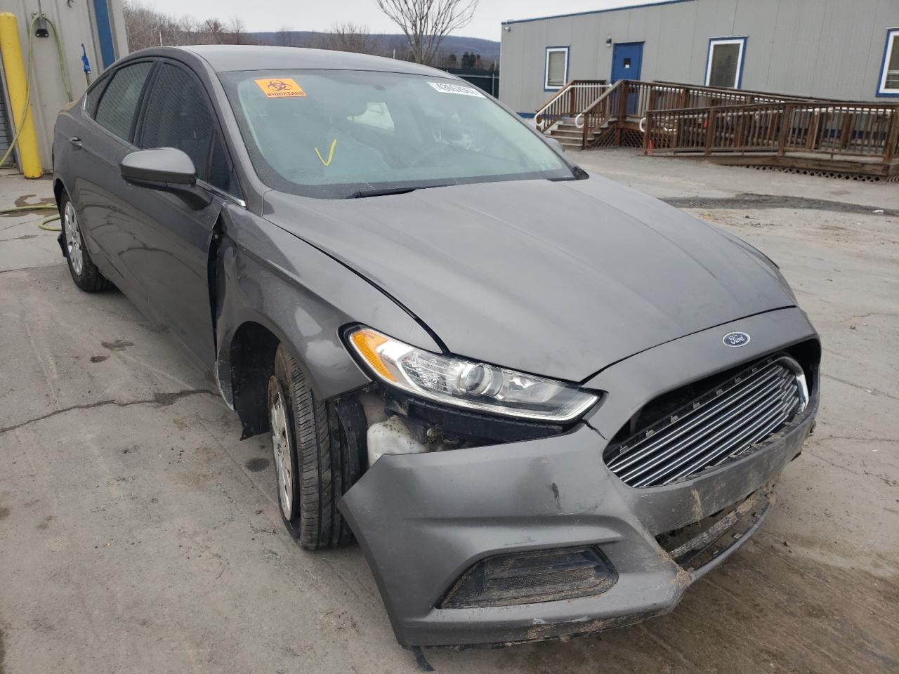 FORD FUSION S 2014 with VIN 1FA6P0G75E5381319 - Photo from auction