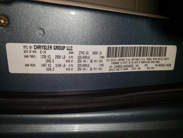 Photo 10 from auction – 2010 CHRYSLER TOWN & COU with VIN 2A4RR5D14AR348205