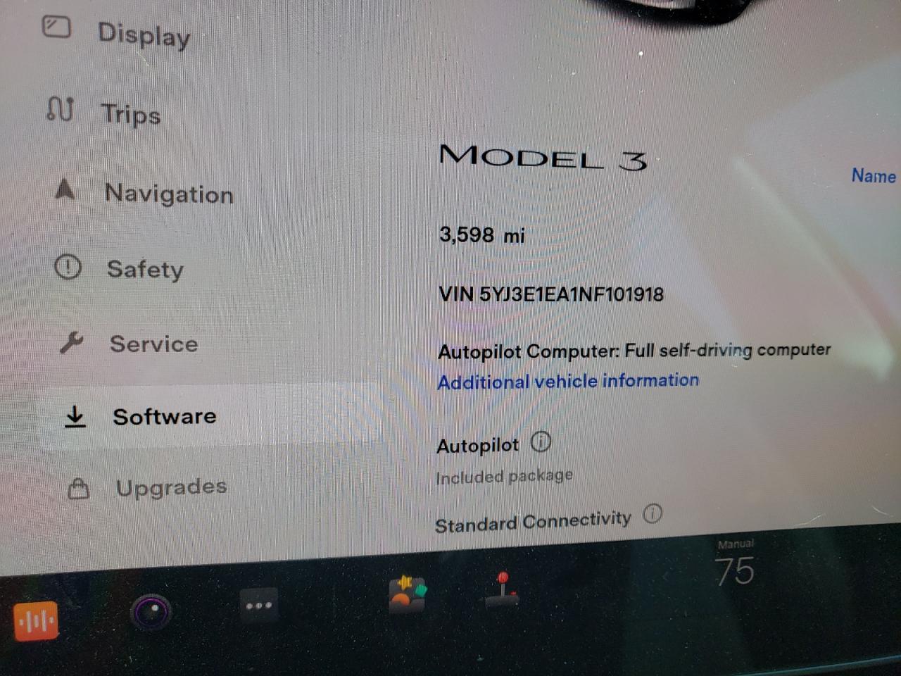 Photo 8 from auction – 2022 TESLA MODEL 3 with VIN 5YJ3E1EA1NF101918