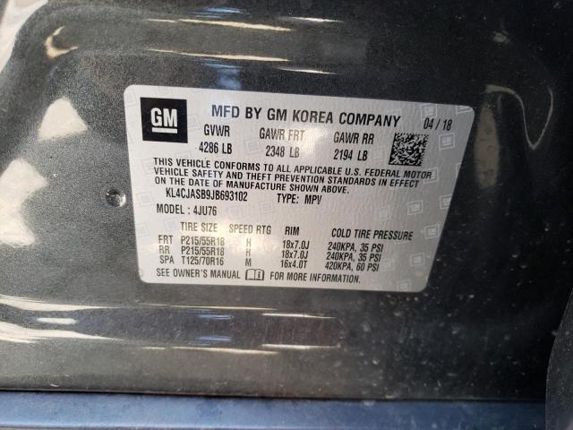 Photo 10 from auction – 2018 BUICK ENCORE PRE with VIN KL4CJASB9JB693102