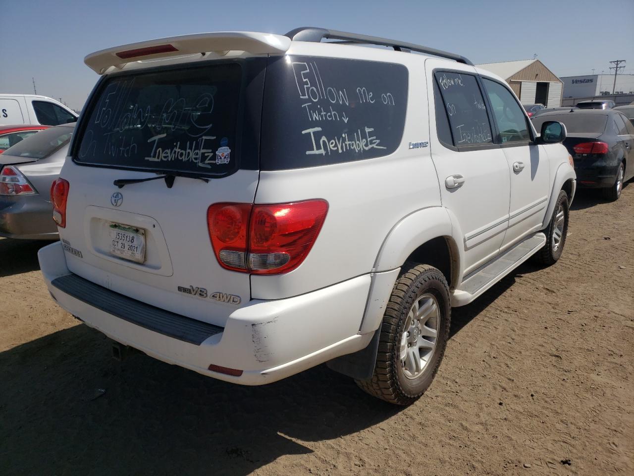 Photo 4 from auction – 2005 TOYOTA SEQUOIA LI with VIN 5TDBT48A95S235859