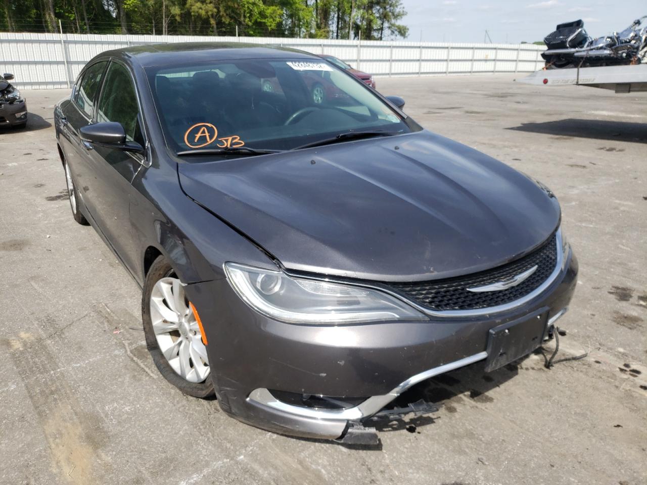CHRYSLER 200 C 2015 with VIN 1C3CCCCB7FN509330 - Photo from auction
