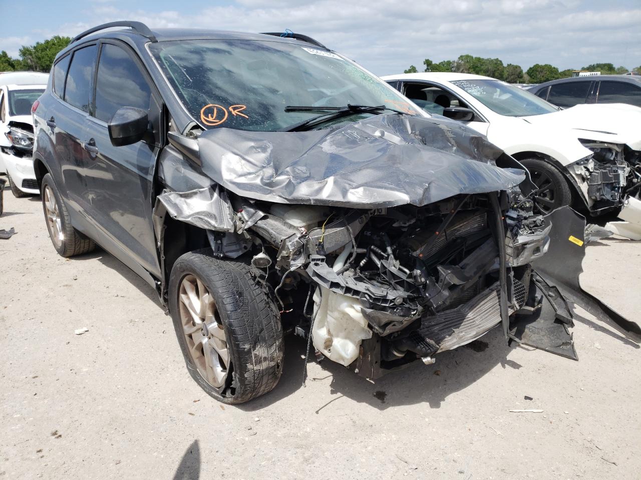 FORD ESCAPE SE 2014 with VIN 1FMCU0GX2EUC34933 - Photo from auction