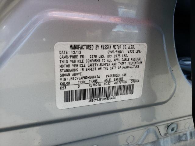 Photo 10 from auction – 2013 INFINITI G37 BASE with VIN JN1CV6AP8DM306474