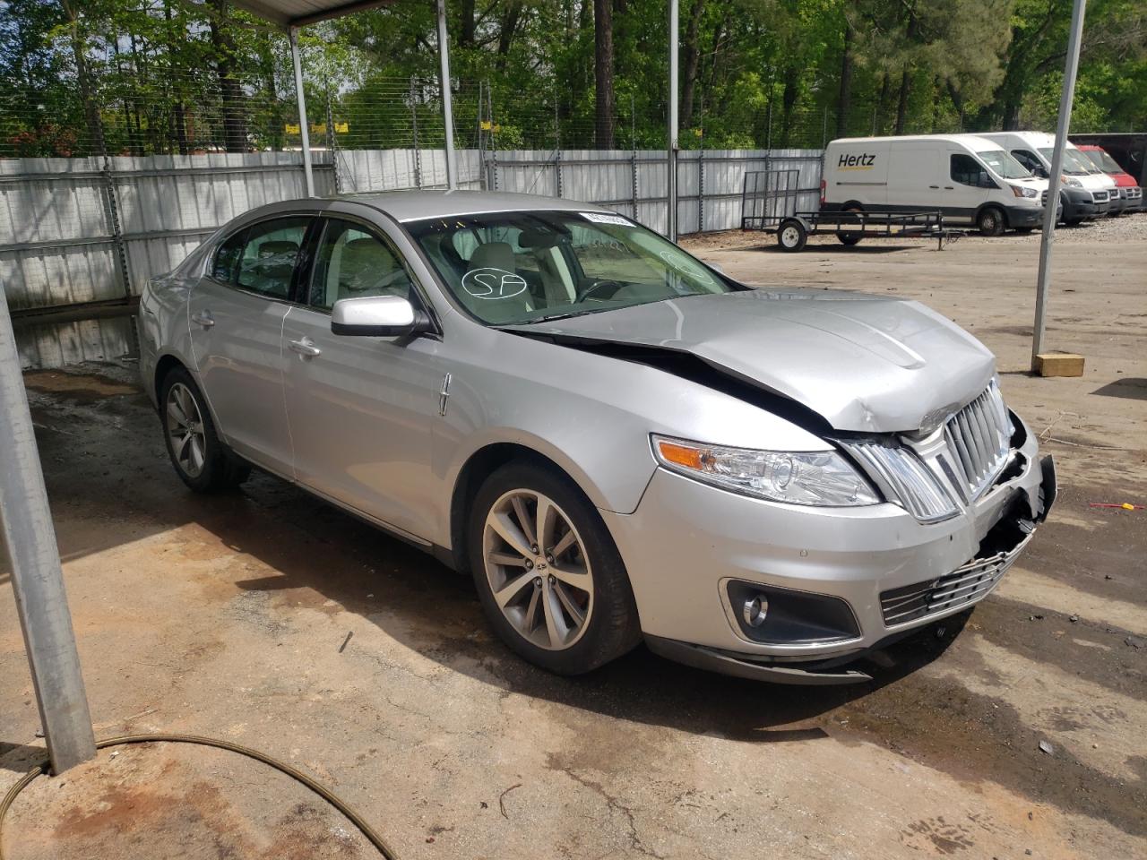 LINCOLN MKS 2011 with VIN 1LNHL9DR3BG610388 - Photo from auction