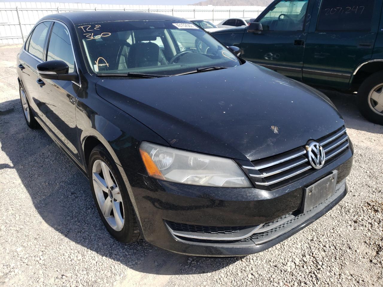 VOLKSWAGEN PASSAT SE 2013 with VIN 1VWBP7A35DC019165 - Photo from auction