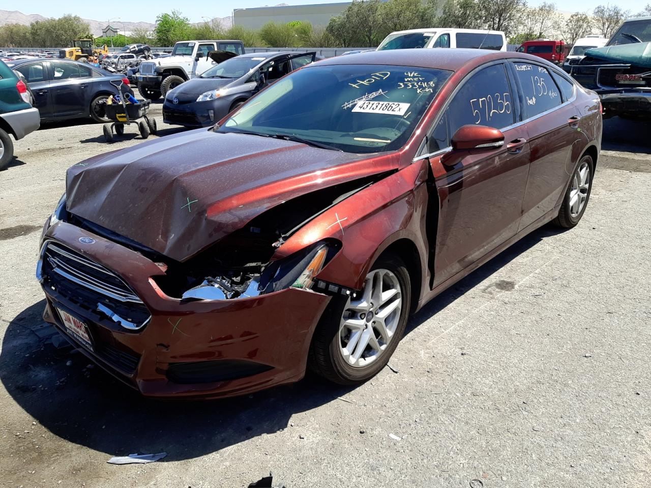 Photo 2 from auction – 2016 FORD FUSION SE with VIN 3FA6P0H76GR291157