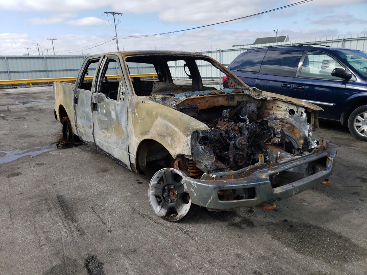 FORD F150 SUPER 2004 with VIN 1FTPW14524FA18284 - Photo from auction