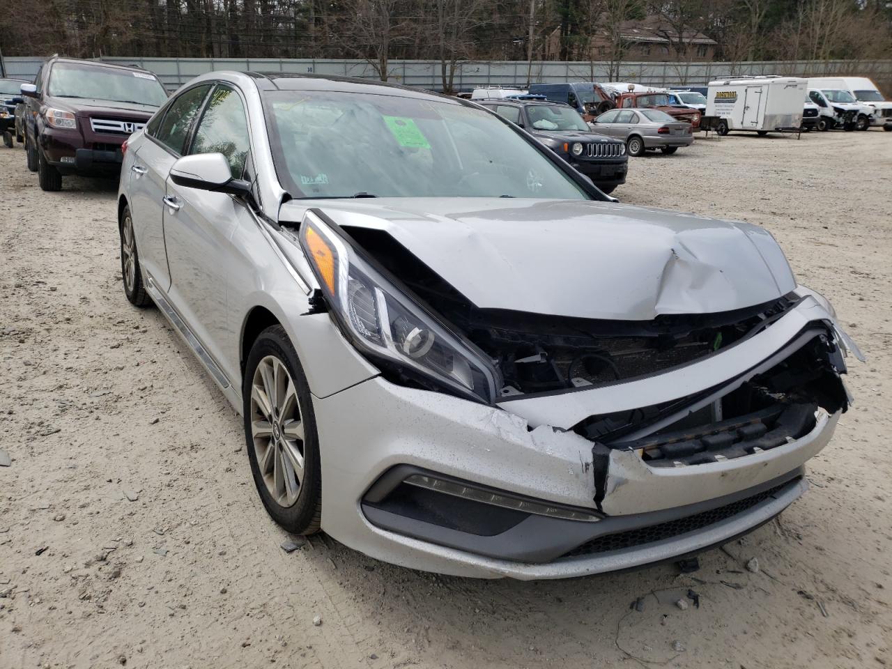 HYUNDAI SONATA SPO 2016 with VIN 5NPE34AFXGH285312 - Photo from auction