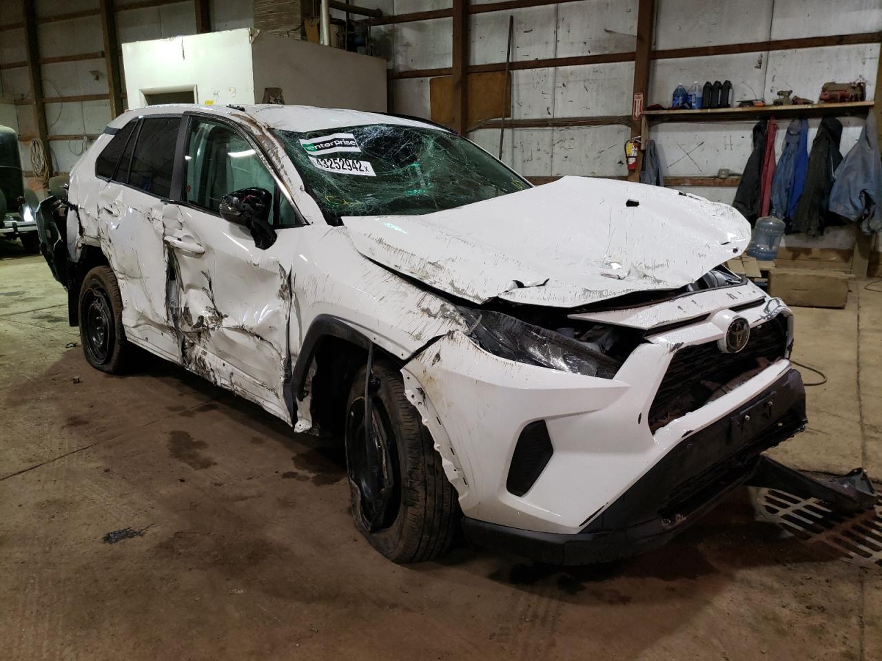 TOYOTA RAV4 LE 2020 with VIN 2T3B1RFVXLW091002 - Photo from auction