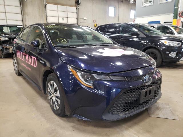 TOYOTA COROLLA LE 2020 with VIN JTDEBRBE2LJ016714 - Photo from auction