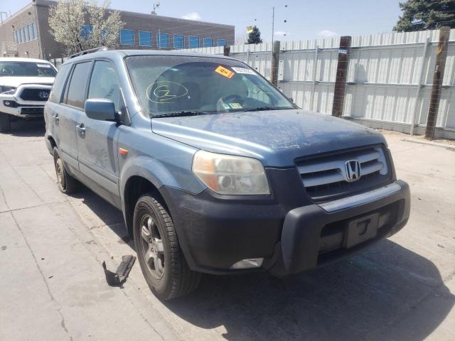 HONDA PILOT EX 2006 with VIN 5FNYF18566B015538 - Photo from auction
