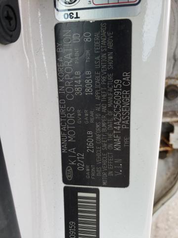 Foto 10 de la subasta – 2012 KIA FORTE LX con VIN KNAFT4A25C5609159
