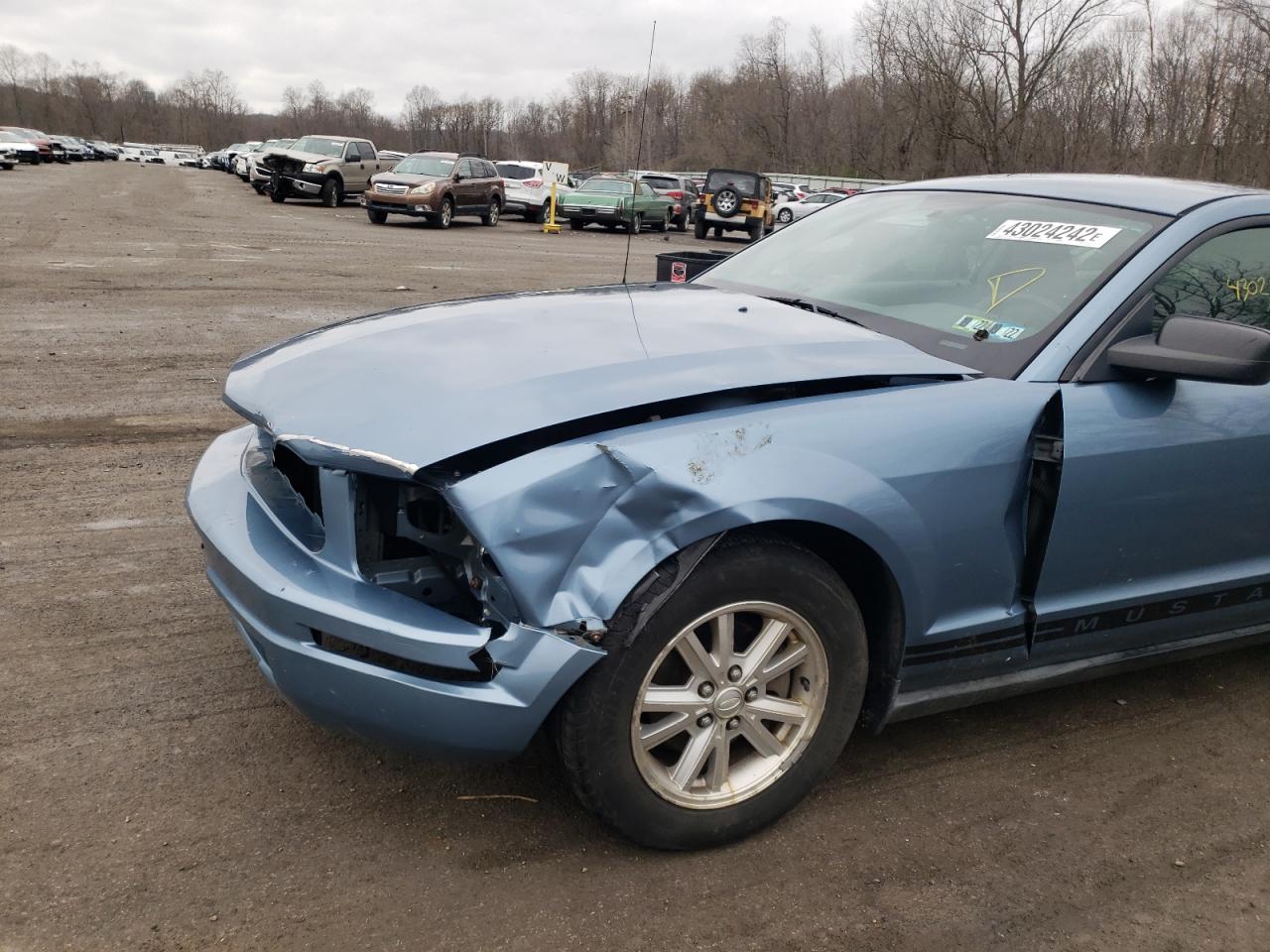 Photo 9 from auction – 2007 FORD MUSTANG with VIN 1ZVFT80N075321560