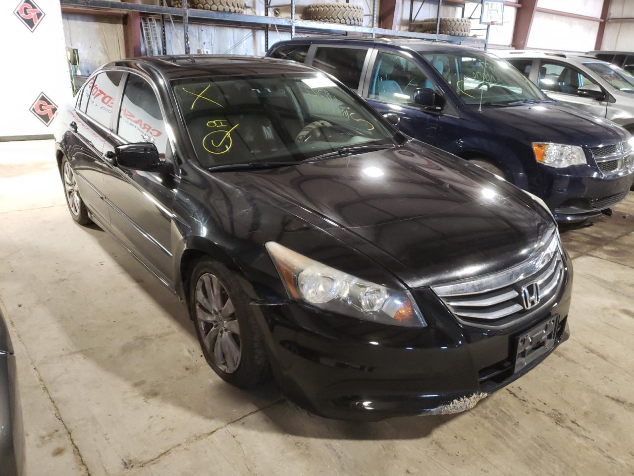 HONDA ACCORD EXL 2011 with VIN 1HGCP2F83BA052402 - Photo from auction