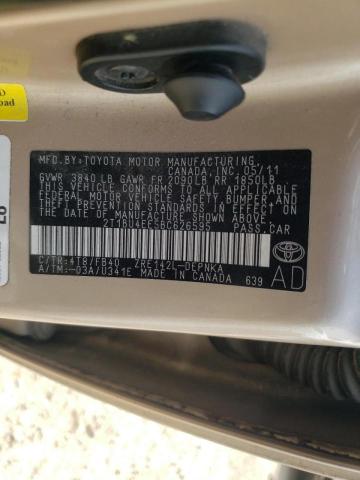 Photo 10 from auction – 2011 TOYOTA COROLLA BA with VIN 2T1BU4EE5BC626595