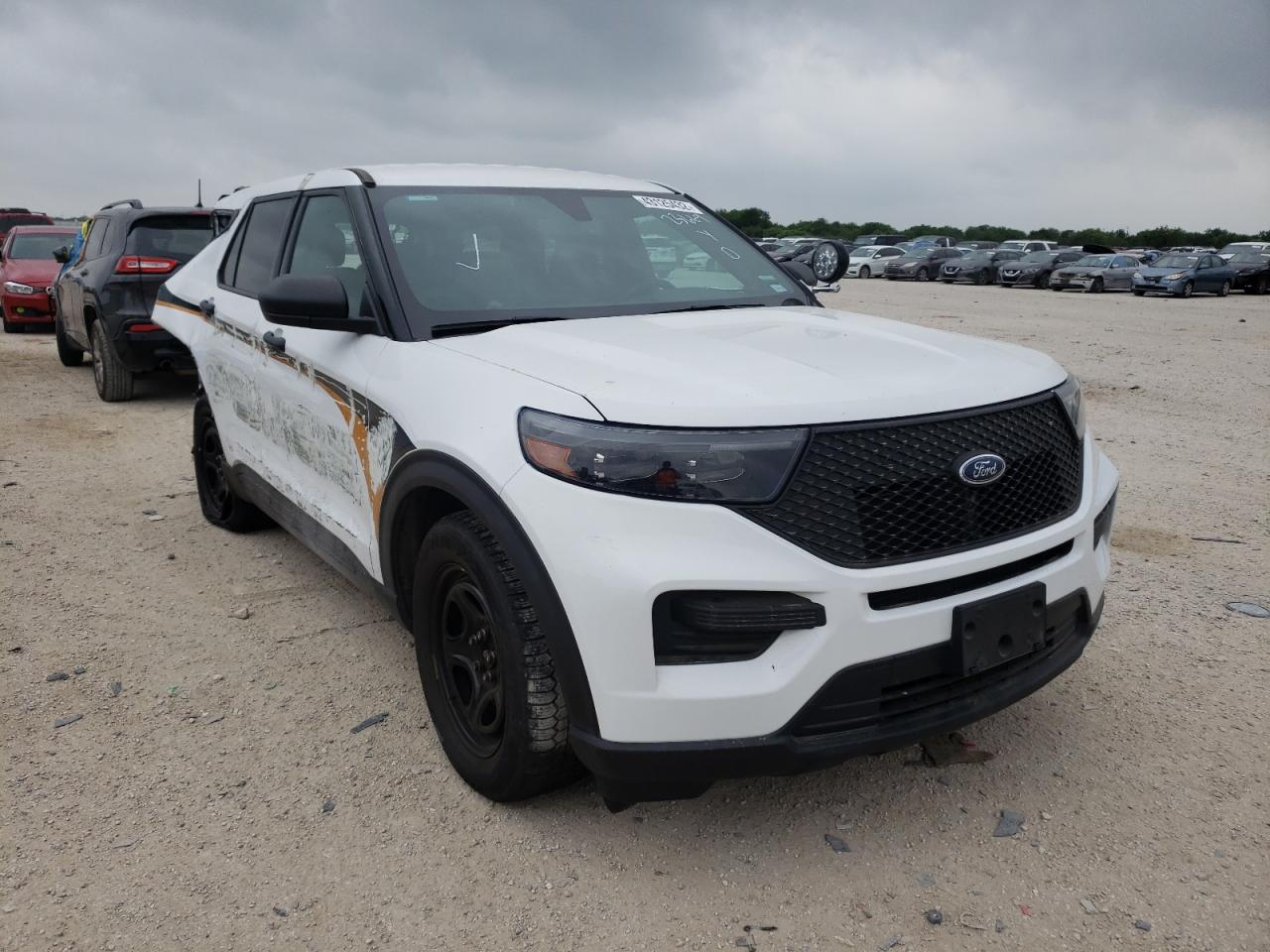 FORD EXPLORER P 2020 with VIN 1FM5K8AB1LGA19629 - Photo from auction
