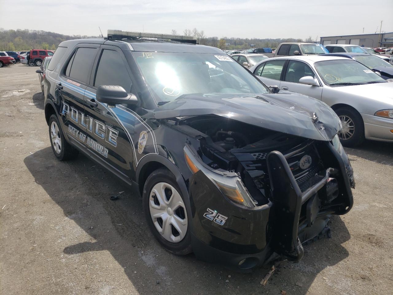FORD EXPLORER P 2015 with VIN 1FM5K8AR3FGA66341 - Photo from auction