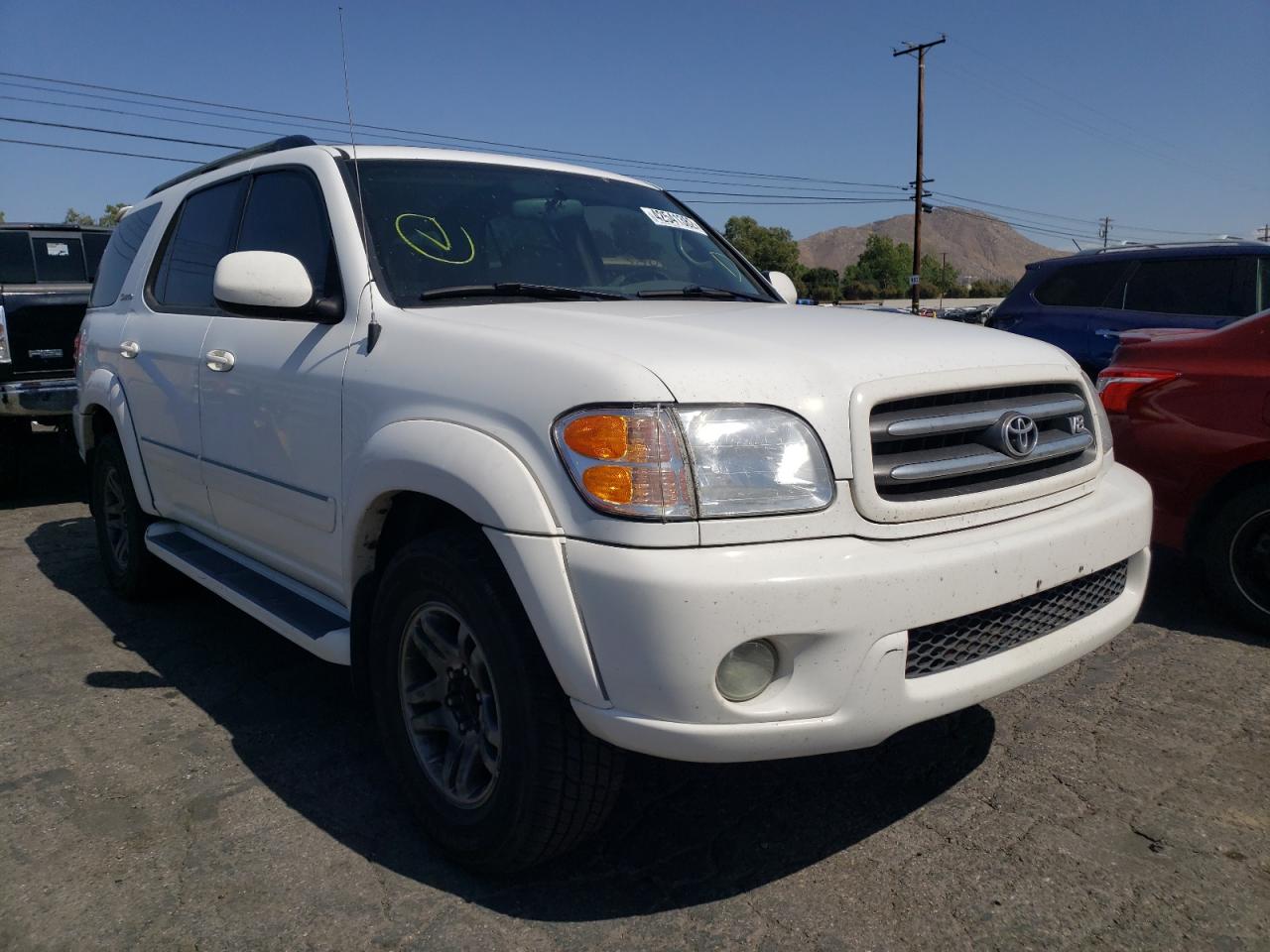 TOYOTA SEQUOIA LI 2003 with VIN 5TDZT38A73S195982 - Photo from auction