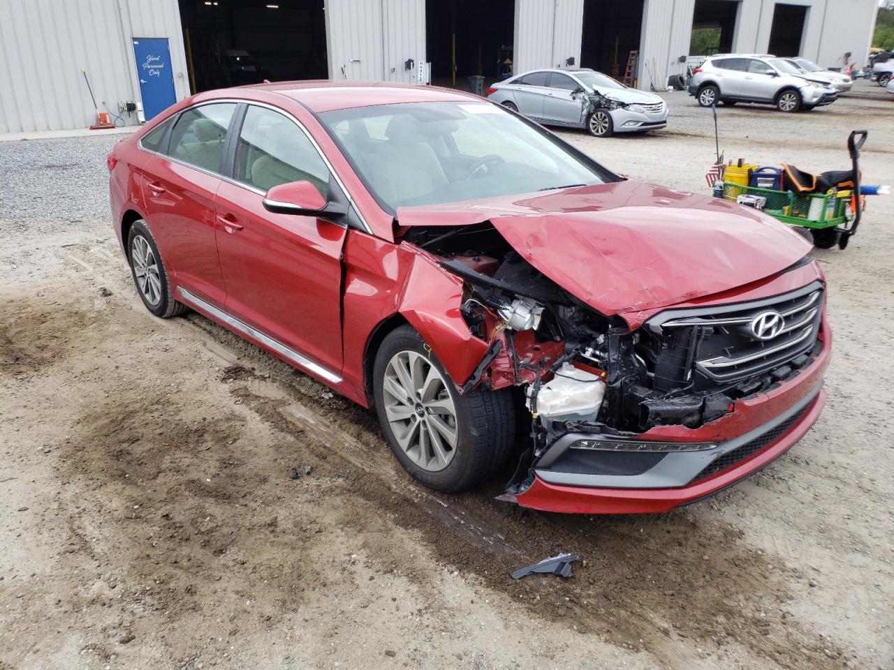 Photo 1 from auction – 2017 HYUNDAI SONATA SPO with VIN 5NPE34AF0HH449751