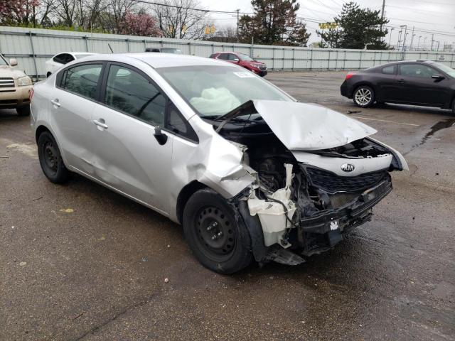 KIA RIO LX 2014 with VIN KNADM4A35E6327159 - Photo from auction
