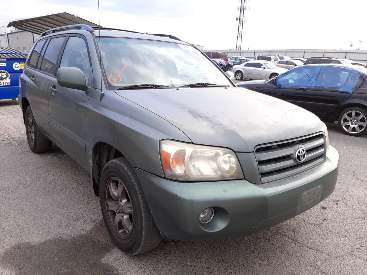 TOYOTA HIGHLANDER 2005 with VIN JTEDP21AX50058801 - Photo from auction