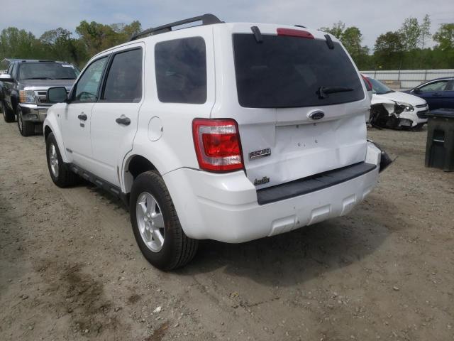 Photo 3 from auction – 2008 FORD ESCAPE XLT with VIN 1FMCU03108KC40733