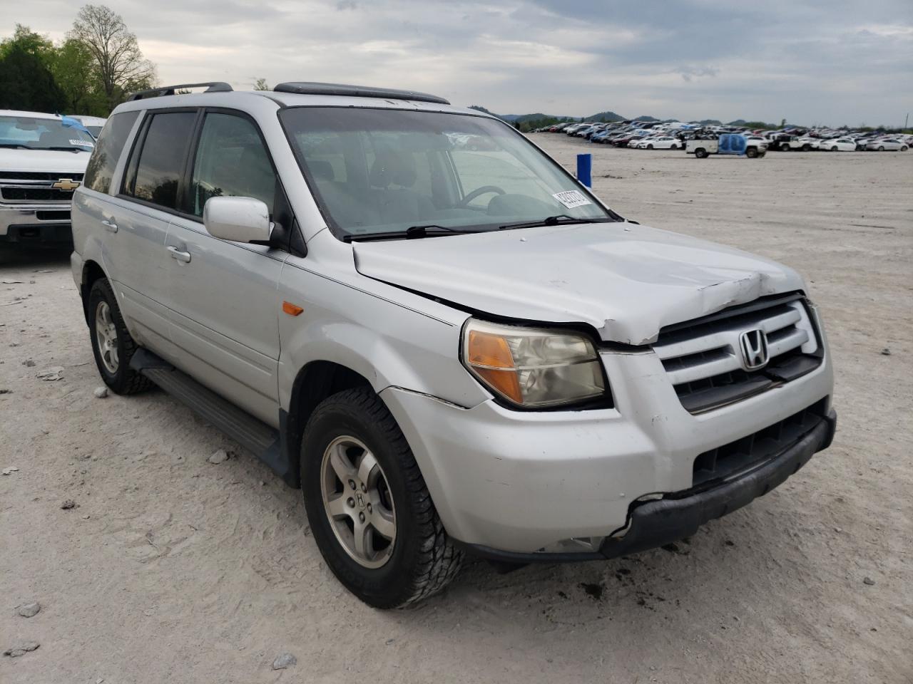 HONDA PILOT SE 2008 with VIN 5FNYF28378B020027 - Photo from auction