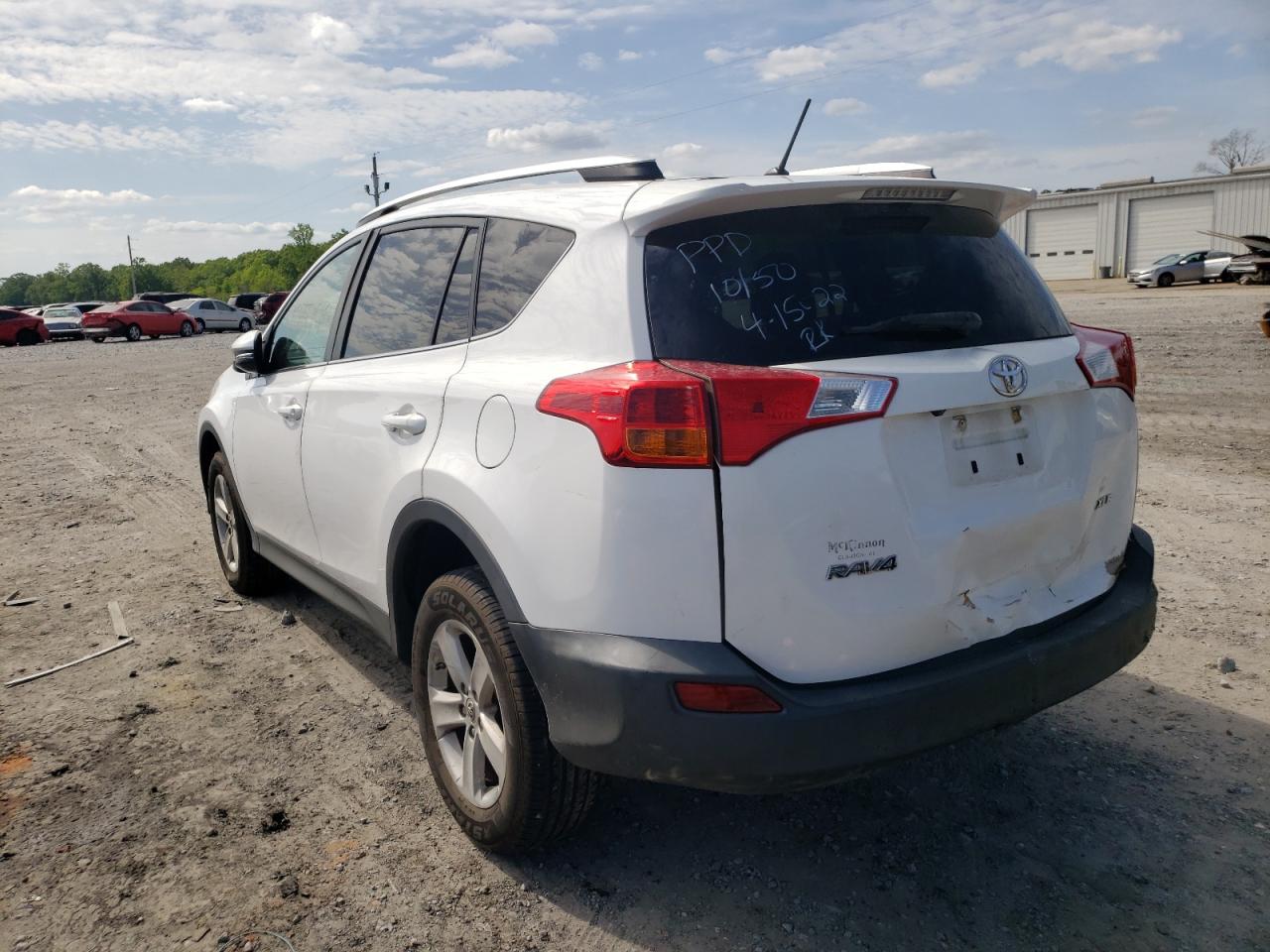 Photo 3 from auction – 2013 TOYOTA RAV4 XLE with VIN 2T3WFREVXDW071547