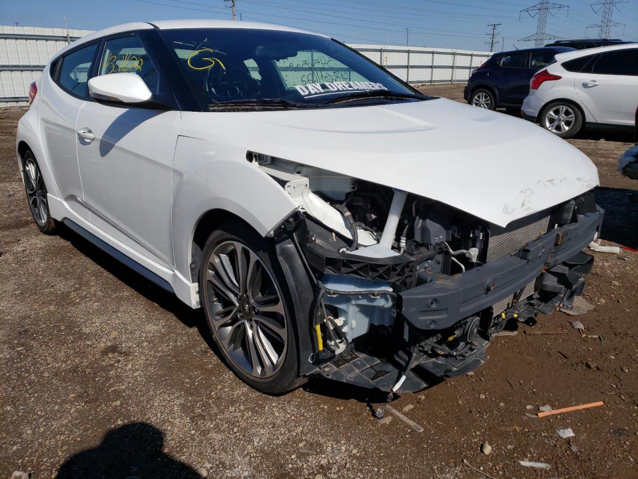 HYUNDAI VELOSTER T 2016 with VIN KMHTC6AE1GU303756 - Photo from auction