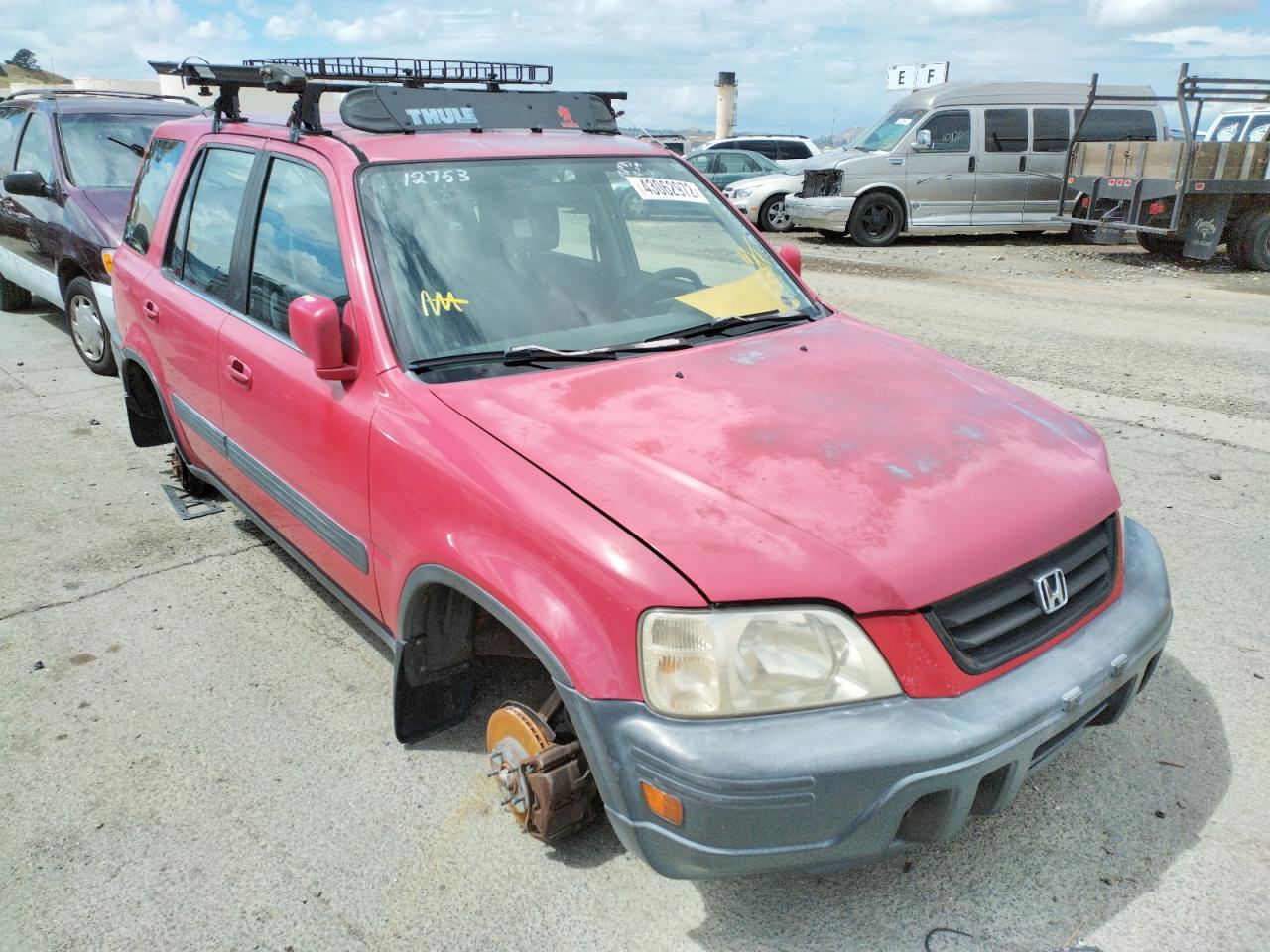 HONDA CR-V EX 2001 with VIN JHLRD18621S028224 - Photo from auction