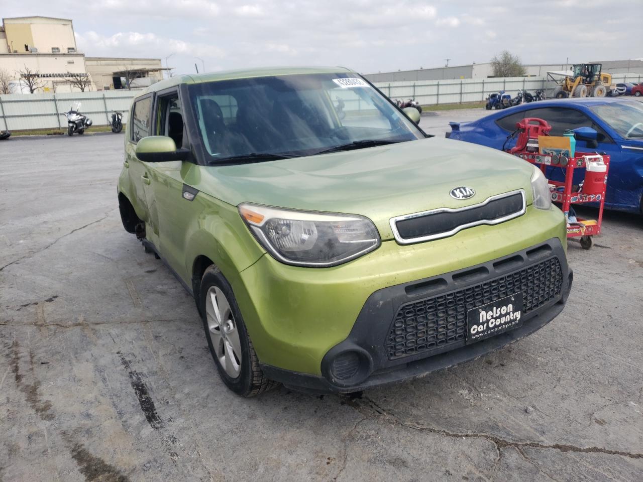 KIA SOUL 2014 with VIN KNDJN2A27E7725191 - Photo from auction