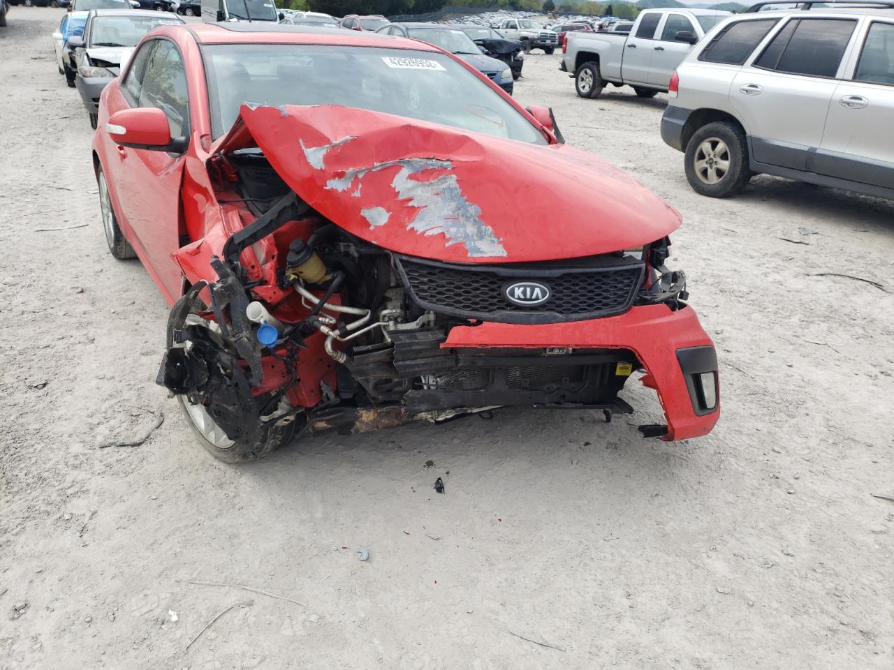 Photo 9 from auction – 2010 KIA FORTE SX with VIN KNAFW6A38A5127360