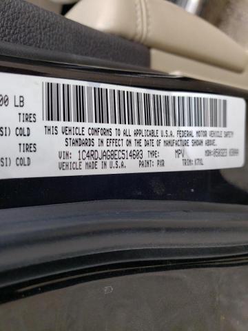 Photo 10 from auction – 2014 DODGE DURANGO SX with VIN 1C4RDJAG8EC514603