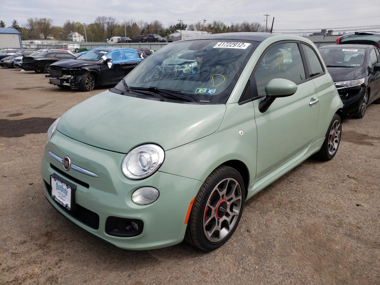 Photo 2 from auction – 2013 FIAT 500 SPORT with VIN 3C3CFFBR1DT649135