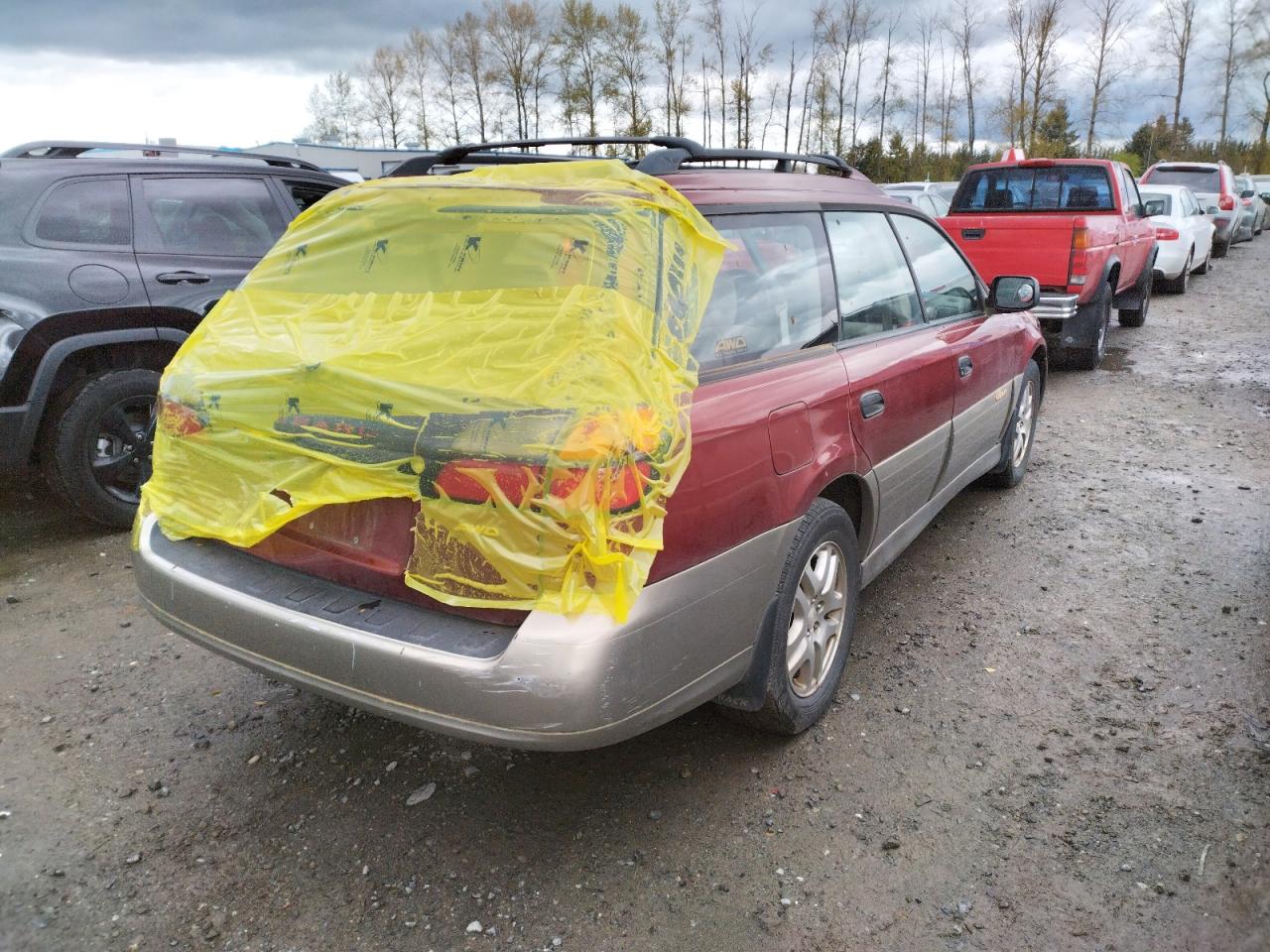 Photo 9 from auction – 2002 SUBARU LEGACY OUT with VIN 4S3BH665X27631808